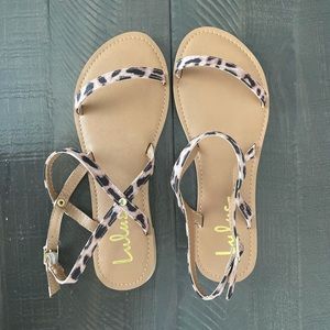 Leopard Print Sandals